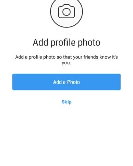 Instagram Add Profile Photo