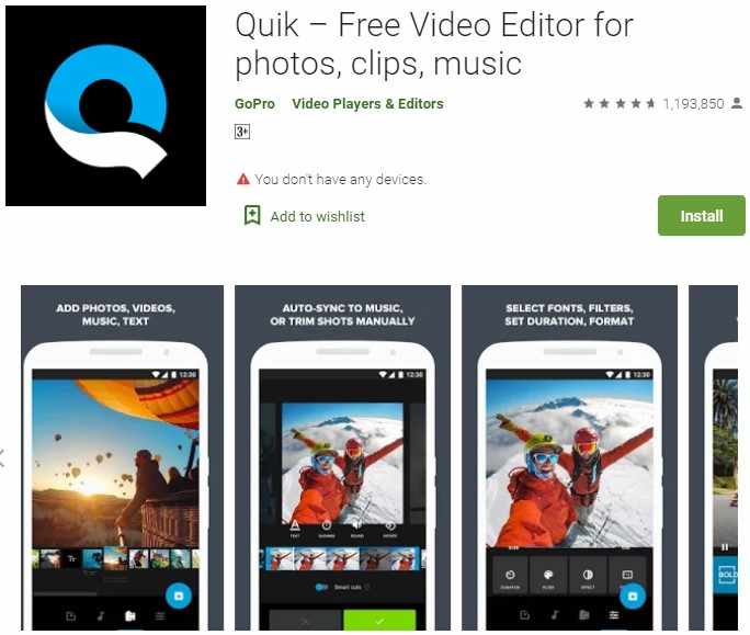 Quick Photo से Video बनाने वाला App