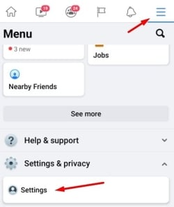 Facebook App से Password Change कैसे करे