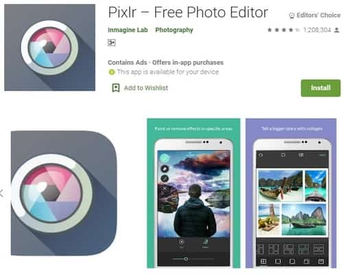 Pixlr – Free Photo Editor App Download